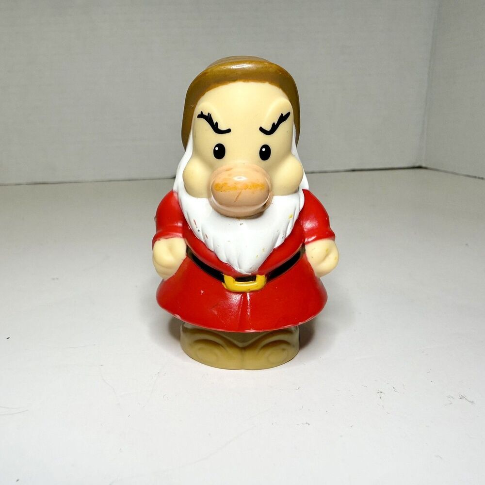 Little People Snow White Grumpy 7 Dwarves 2012 Mattel Figure Fisher Price Disney
